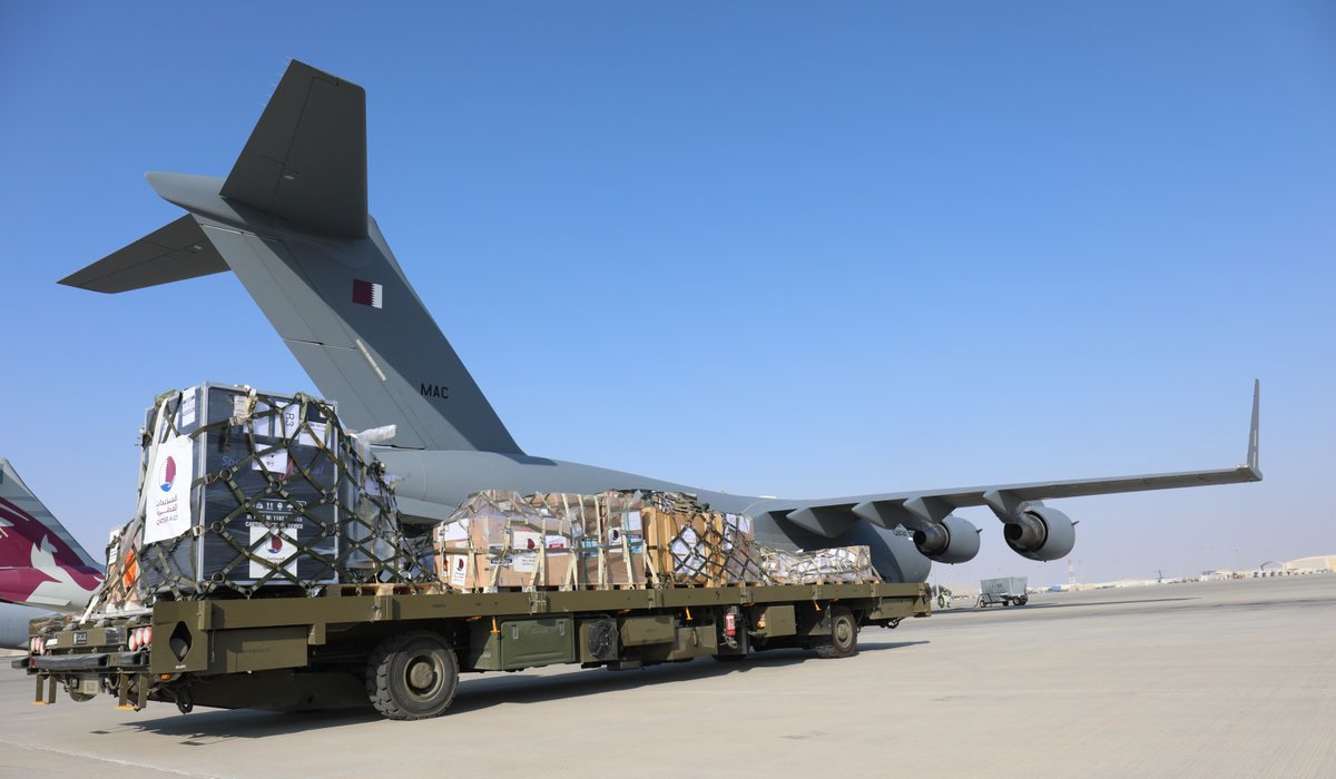 Qatari Aircraft Carrying Medical Aid Arrives in Kabul